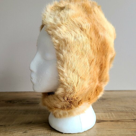 Rabbit real fur winter hat. - Picture 1 of 10